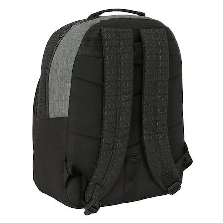 Sac à dos slim old school en tissu recyclé Noir / blanc / gris 3 - vertbaudet enfant 