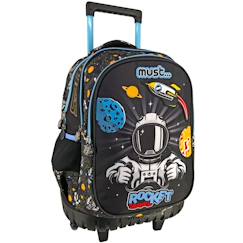 Sac à dos trolley 3 compartiments astronaute rocket travel 45 cm  - vertbaudet enfant