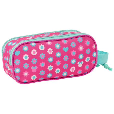 Trousse double compartiment 3d motif floral minnie Rose 3 - vertbaudet enfant 