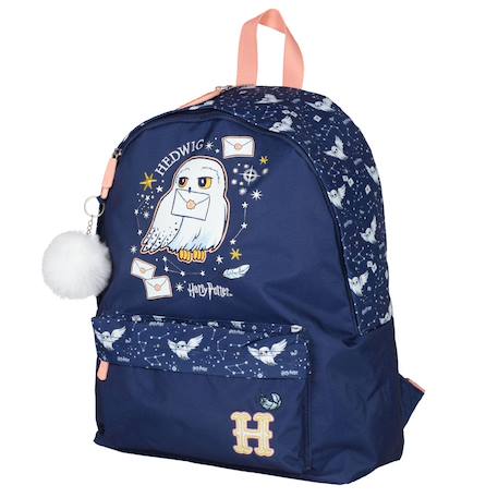 Sac à dos primaire/collège harry potter hogwarts 42 cm Bleu foncé+Noir / kaki / gris 1 - vertbaudet enfant 