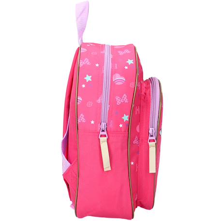 Sac à dos maternelle fille minnie i like smiles 29 cm Rose 2 - vertbaudet enfant 
