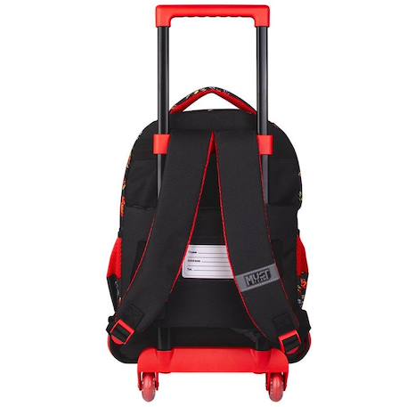 Sac à dos à roulettes cars lightning mcqueen 3 compartiments 45 cm Jaune 2 - vertbaudet enfant 
