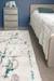 Tapis design avec franges volubilis Bleu naturel 5 - vertbaudet enfant 