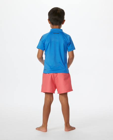 T-shirt enfant anti-uv à manches courtes brand wave Blue gum+Lime+Red 2 - vertbaudet enfant 
