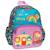 Sac à dos maternelle fille imprimé arc-en-ciel en tissu synthétique fisher-price Bleu / rose / clair / gris 1 - vertbaudet enfant 