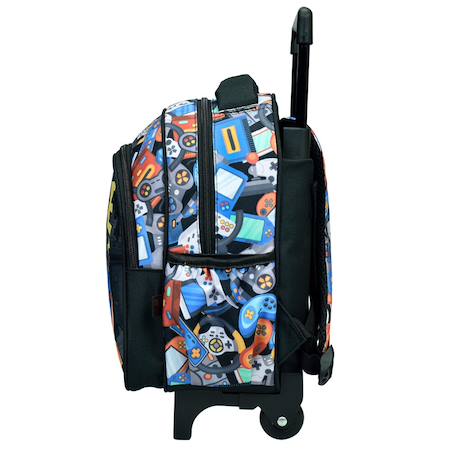 Sac à dos à roulettes game 30 cm trolley maternelle Multicolore 4 - vertbaudet enfant 