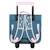 Cartable trolley fille bella sara imprimé cheval 38 cm Bleu / rose 3 - vertbaudet enfant 
