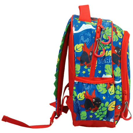 Sac à dos maternelle imprimé dino-webs en tissu spiderman Jaune 4 - vertbaudet enfant 