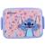 Boîte à goûter pvc stitch 16 x 13 x 5 cm Blanc / rose / clair 2 - vertbaudet enfant 