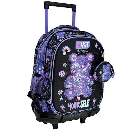 Garçon-Accessoires-Cartable, trousse-Sac à dos chariot must team gummy bear 34x20x45 cm 3 compartiments must team