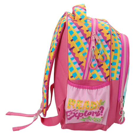 Sac à dos maternelle dora lexploratrice et le singe babouche 30 cm Rose/bleu/vert 2 - vertbaudet enfant 