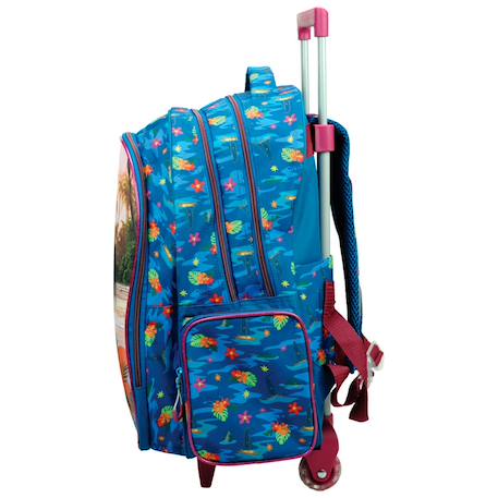 Sac à dos à roulettes fille - vaiana wave - disney haut de gamme Multicolore 4 - vertbaudet enfant 