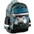 Sac à dos scolaire garçon motif gaming matière synthétique brillante Noir / bleu / vert 1 - vertbaudet enfant 