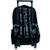 Sac à dos roulettes minecraft 46 cm polyester Noir 4 - vertbaudet enfant 