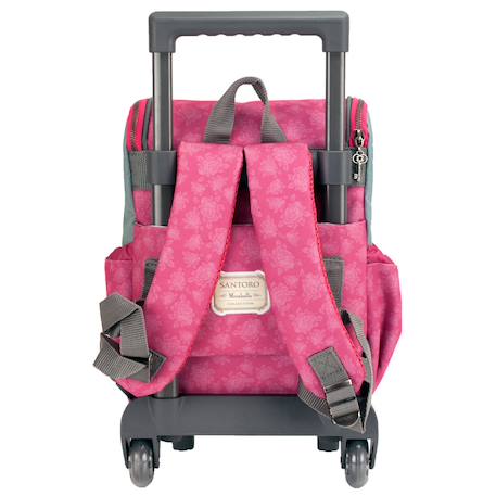 Sac à dos à roulettes mirabelle santoro maternelle 30 cm Multicolore 3 - vertbaudet enfant 