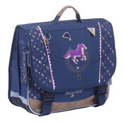 Stalla bianca - cartable 38 cm fille - allure bleu - 2 compartiments  - vertbaudet enfant