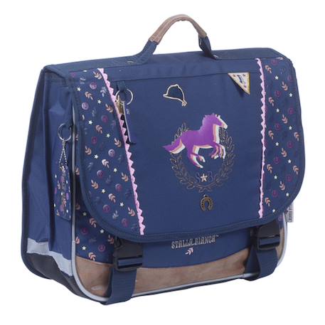 Stalla bianca - cartable 38 cm fille - allure bleu - 2 compartiments Bleu 1 - vertbaudet enfant 
