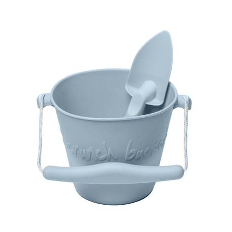 Ensemble seau et pelle - jouet de jardin et de plage souple et coloré Cool grey+Duck egg blue+Dusty rose+Light purple 3 - vertbaudet enfant 