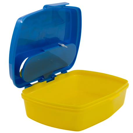 Boîte repas rectangulaire 17 cm paw patrol pup power Jaune 2 - vertbaudet enfant 