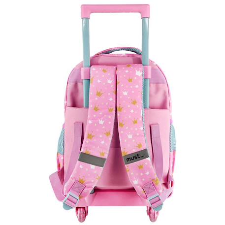 Sac à dos à roulettes - little princess 45 cm trolley - fille Multicolore 2 - vertbaudet enfant 