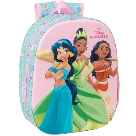 Fille-Sac à dos maternelle fille safta devant thermoformé 3d disney princess