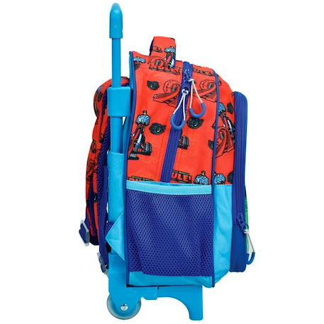 Sac garçon trolley maternelle rescue wheels pat patrouille 30 cm Bleu / rouge 2 - vertbaudet enfant 
