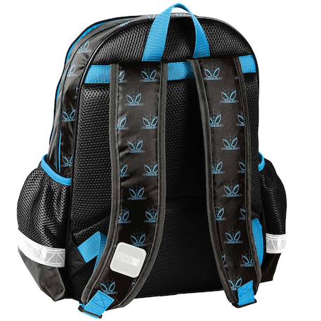 Sac à dos scolaire garçon spider-man finition synthétique brillante Noir / bleu / blanc 2 - vertbaudet enfant 