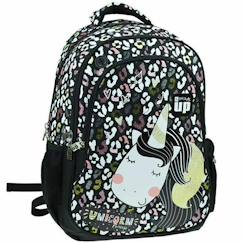 Cartable fille licorne back me up textile à paillettes  - vertbaudet enfant