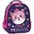 Sac à dos maternelle la boutique des toons motif chat couronne pailletée Noir / violet / bleu 1 - vertbaudet enfant 