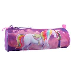 Trousse ronde lécole des licornes - 20 cm  - vertbaudet enfant