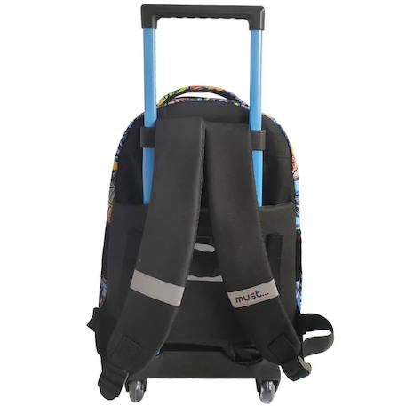 Sac à dos trolley t-rex motif textile Bleu 2 - vertbaudet enfant 