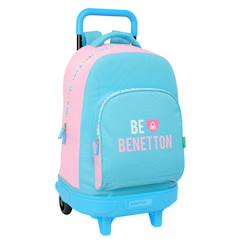 Sac à dos à roulettes 45 cm - pvc haute qualité - benetton  - vertbaudet enfant