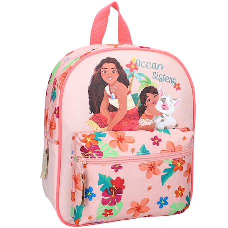 Sac à dos fille vaiana polyester imprimé disney Rose 1 - vertbaudet enfant 