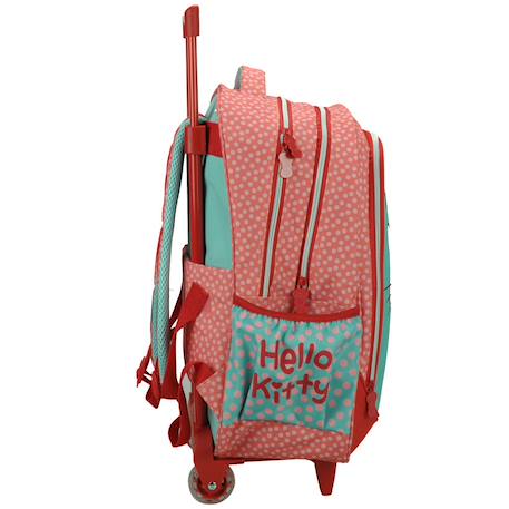 Trolley fille à roulettes hello kitty 46 cm – poigne te lescopique Rouge 2 - vertbaudet enfant 