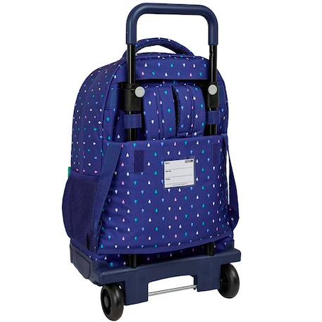 Sac à dos à roulettes benetton drop 45 cm trolley haut de gamme Multicolore 2 - vertbaudet enfant 