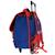 Cartable à roulettes super mario bros - 2 compartiments 41 cm Bleu / rouge 3 - vertbaudet enfant 