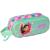 Trousse double 3d motif glace en tissu Vert menthe 1 - vertbaudet enfant 