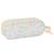 Trousse rectangulaire blossom 2 compartiments à zip 21 cm Bleu 2 - vertbaudet enfant 