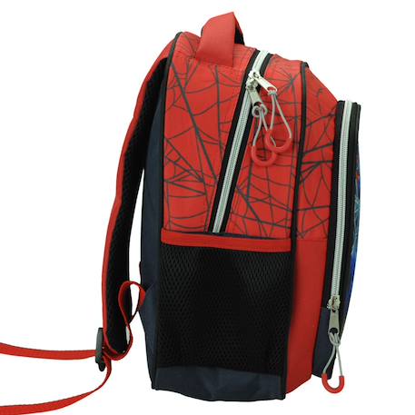 Sac à dos maternelle spider-man imprimé gim en tissu résistant Rouge / bleu / jaune 3 - vertbaudet enfant 