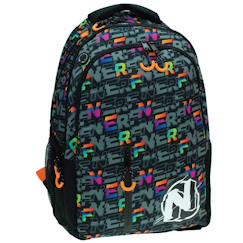 Sac à dos école nerf 46 cm – 2 compartiments zippés  - vertbaudet enfant
