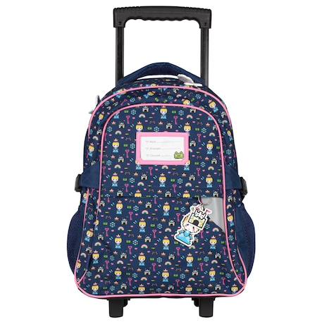 Sac à dos à roulettes kip girl 2 cpt - 43 cm (gaming princesse) Multicolore 2 - vertbaudet enfant 
