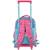 Sac à dos à roulettes super girl must 45 cm trolley Multicolore 2 - vertbaudet enfant 