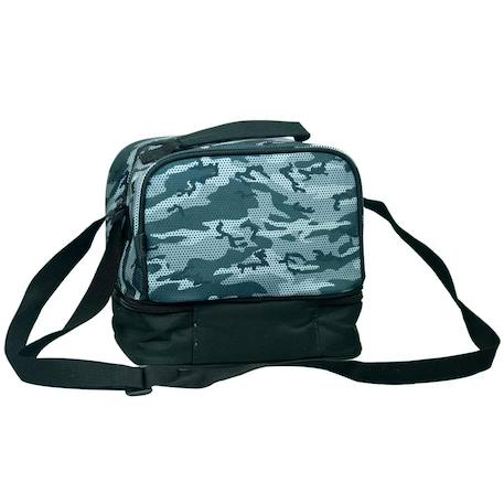 Sac gouter no fear tigre dark 21 cm - sac déjeuner Multicolore 2 - vertbaudet enfant 