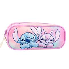 Jouet-Trousse lilo & stitch à zip 2 compartiments motif stitch wild energy