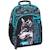 Sac à dos 45 cm animal planet à motif loup 3 compartiments Noir / bleu / marine / noir 1 - vertbaudet enfant 