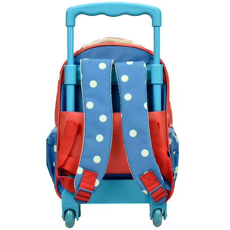 Sac à dos à roulettes fille - minnie flowers - licence disney Multicolore 3 - vertbaudet enfant 