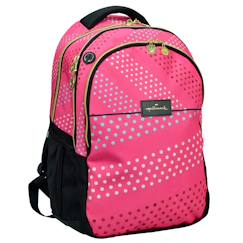 Sac à dos scolaire motif à pois en nylon/polyester hallmark  - vertbaudet enfant