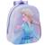 Sac à dos fille panneau avant laminé 3d la reine des neiges Blanc / violet 1 - vertbaudet enfant 