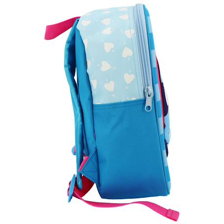 Sac à dos maternelle fille 3d moulé cœur bluey Bleu / bleu / ciel / blanc 2 - vertbaudet enfant 