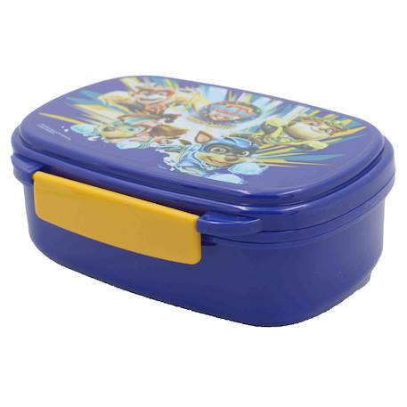 Boîte à goûter avec couverts pat patrouille – 2 compartiments pvc Bleu 3 - vertbaudet enfant 